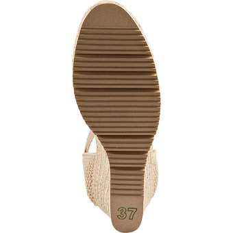 Unisa Keilsandale in beige