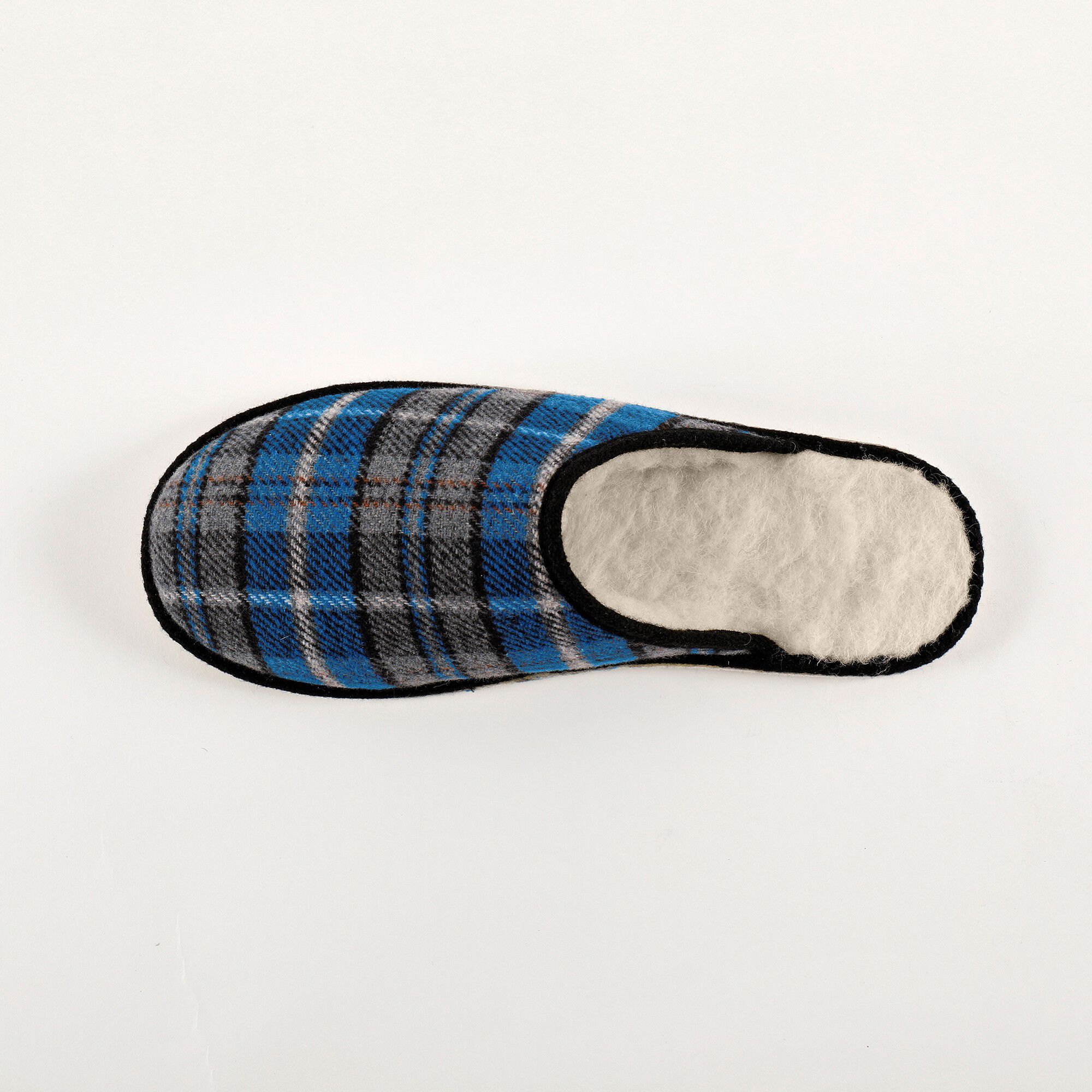 Mules homme silencieuses fourrées laine
