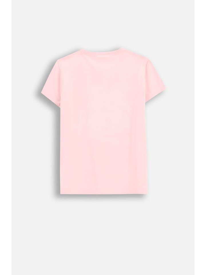 Coccodrillo T-Shirt mit kurzen Ärmeln in gedämpftes Rosa günstig kaufen