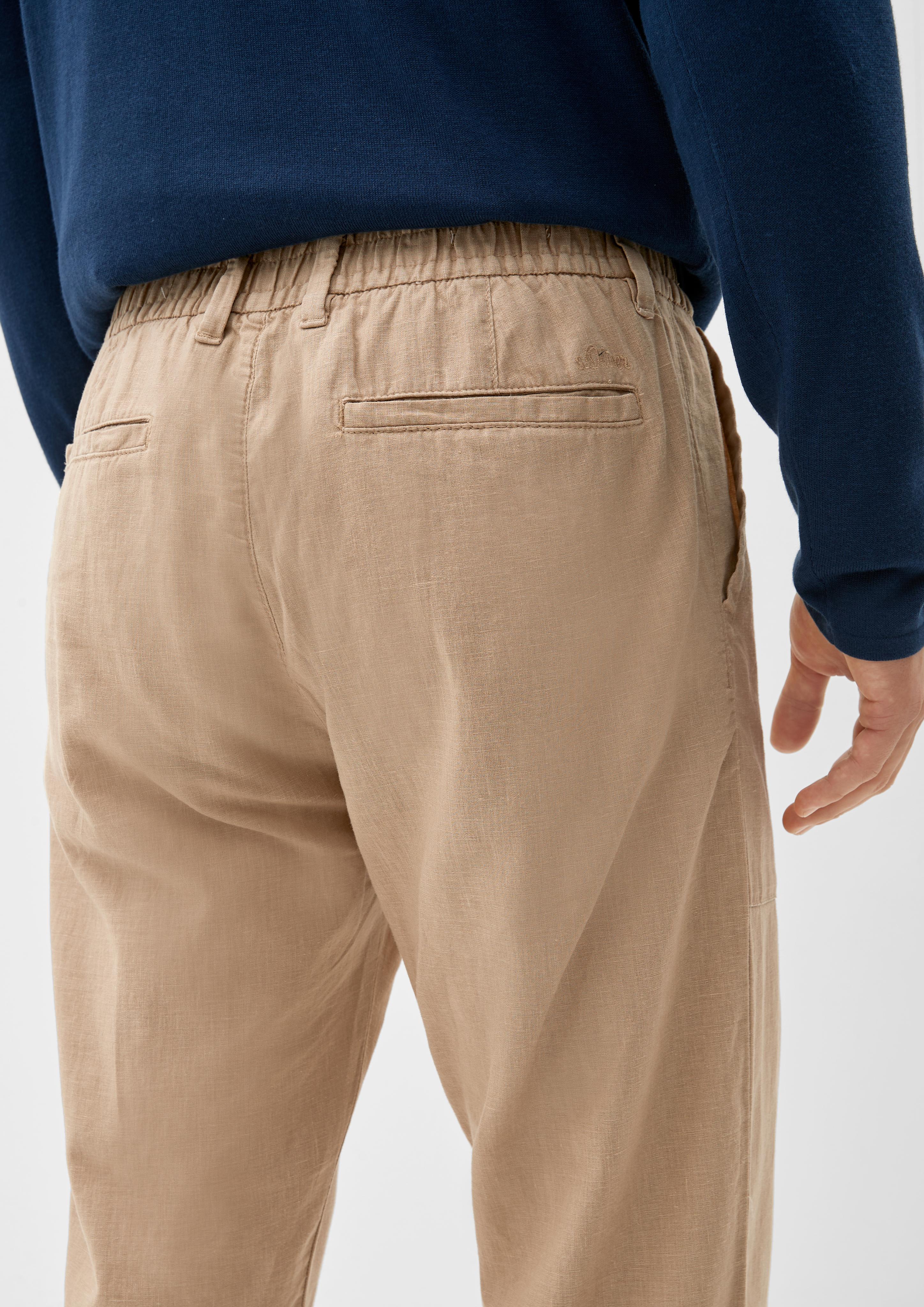 Relaxed: Hose aus Leinenmix  2128967-8411