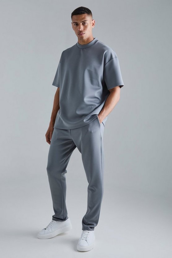 Oversize Scuba T-Shirt & Jogginghose