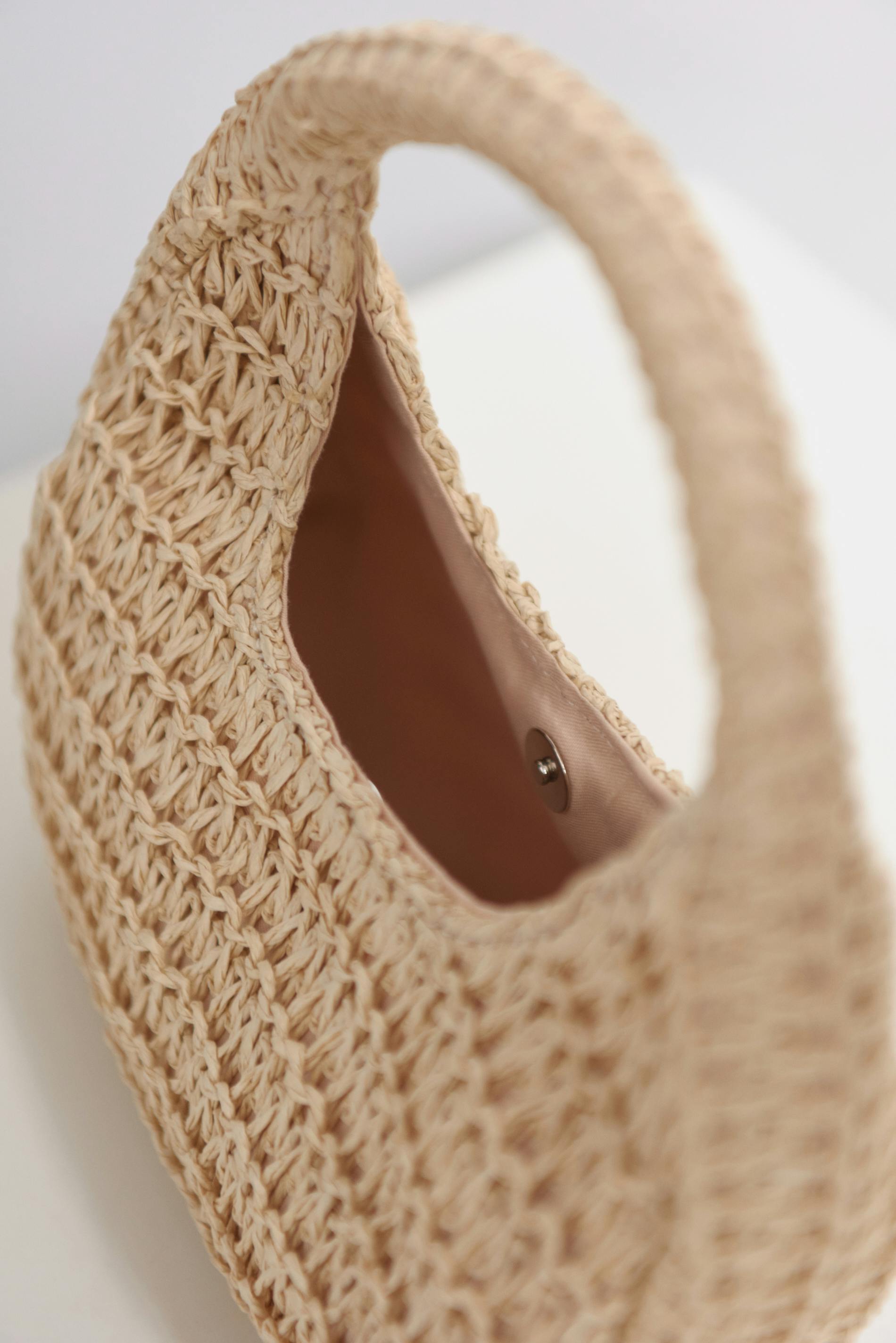 Mini straw bag