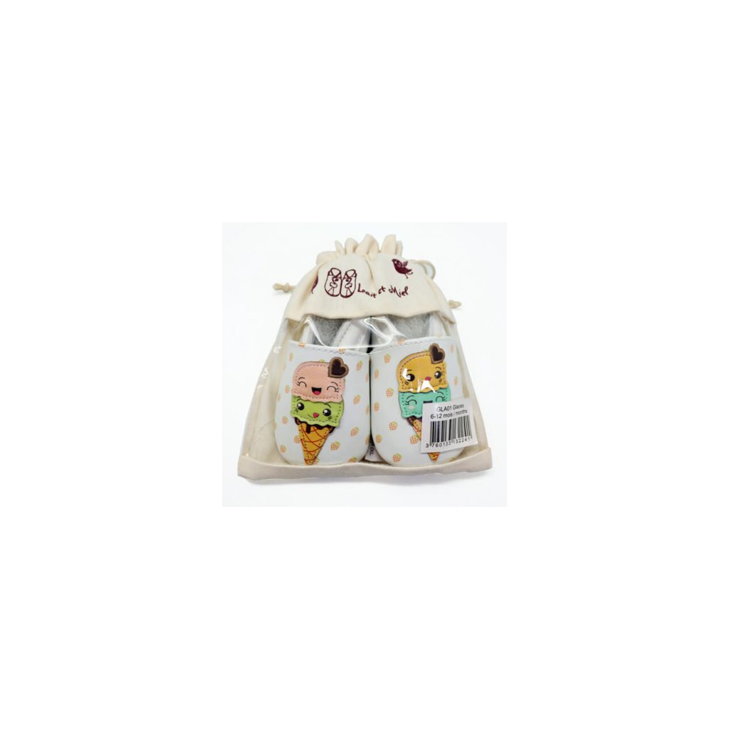 Lait et Miel Cornet de Glaces Krabbelschuhe mit Eis