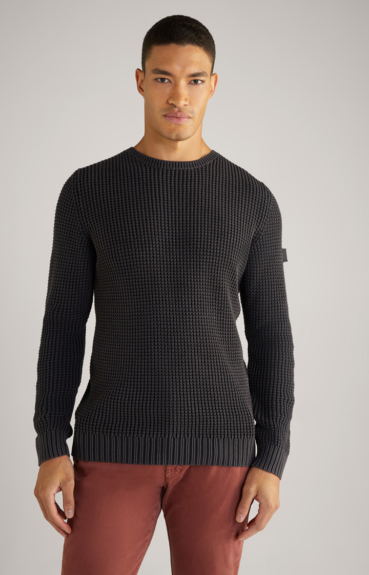 Strickpullover Hadriano in Schwarz