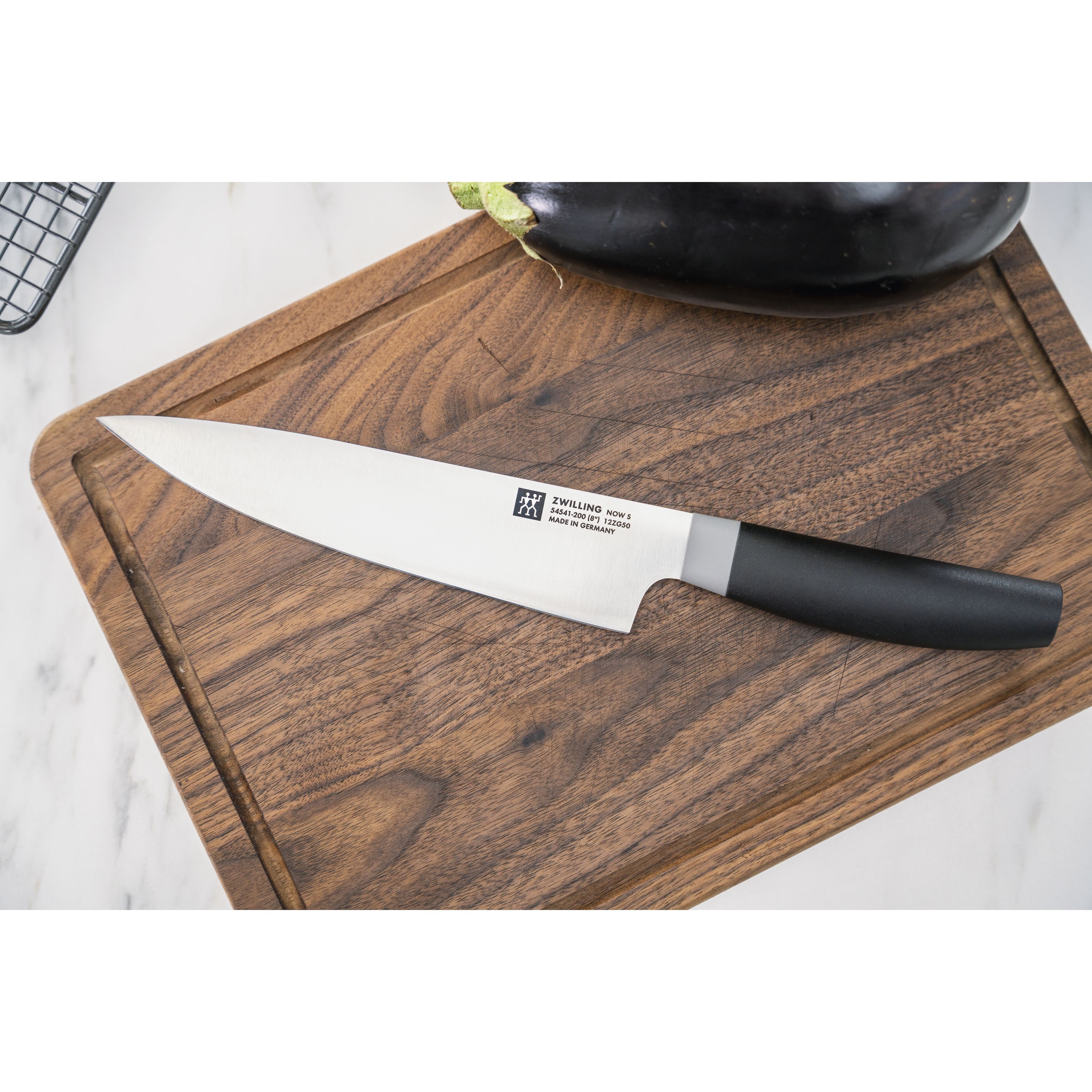 Kochmesser 20 cm, Schwarz