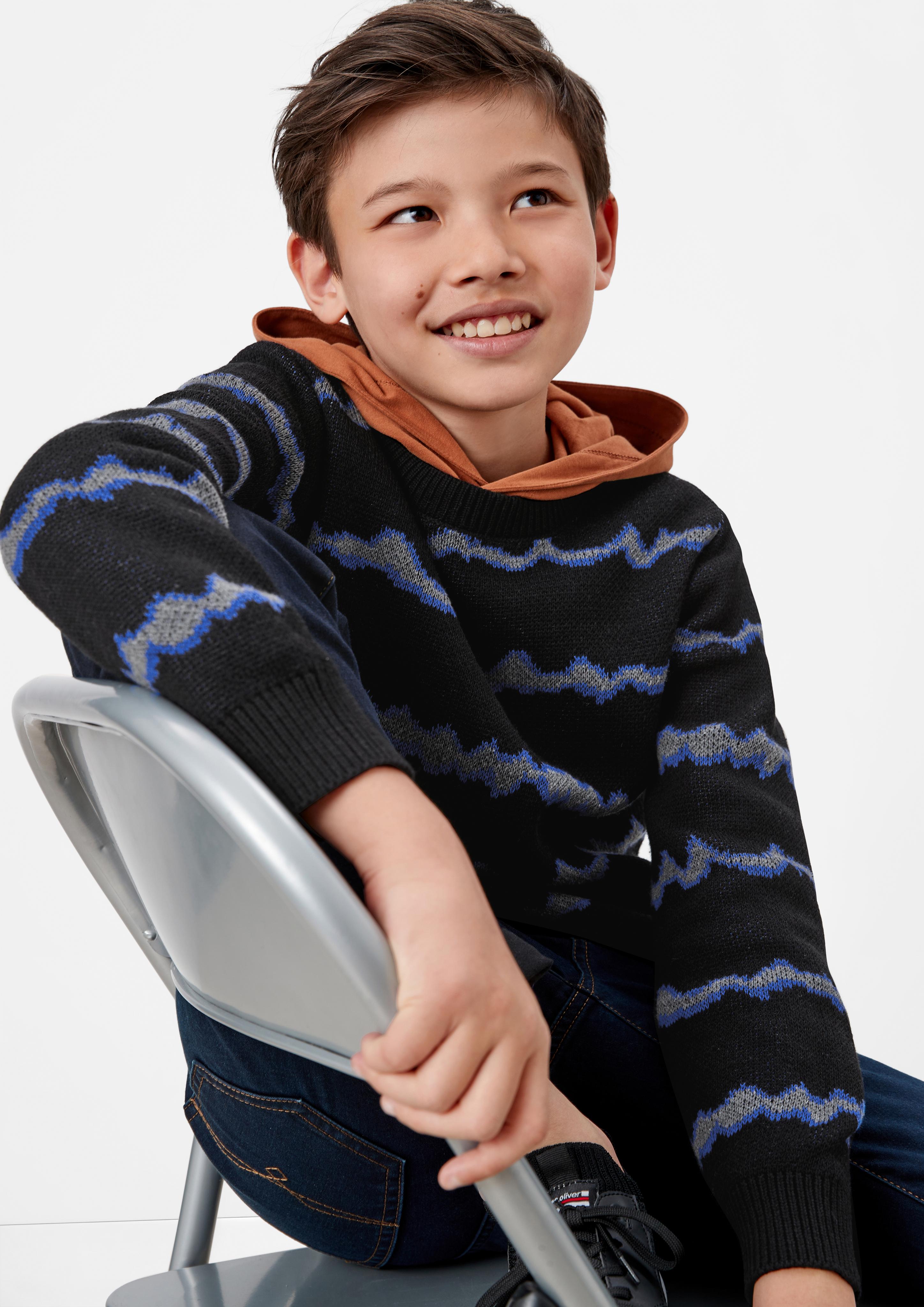Strickpullover mit Allover-Muster  2123127-99X1