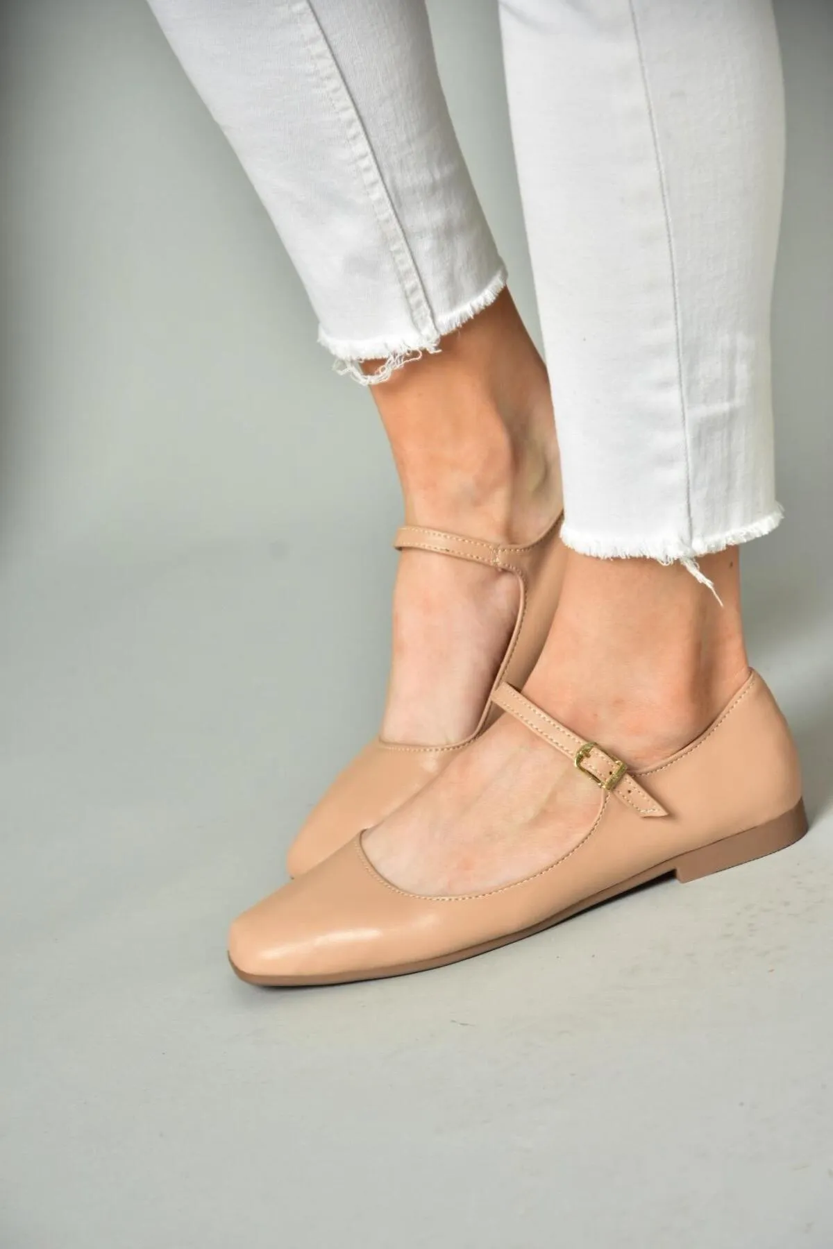 Fox Shoes  S726252509 Hellbraune Ballerinas für Damen