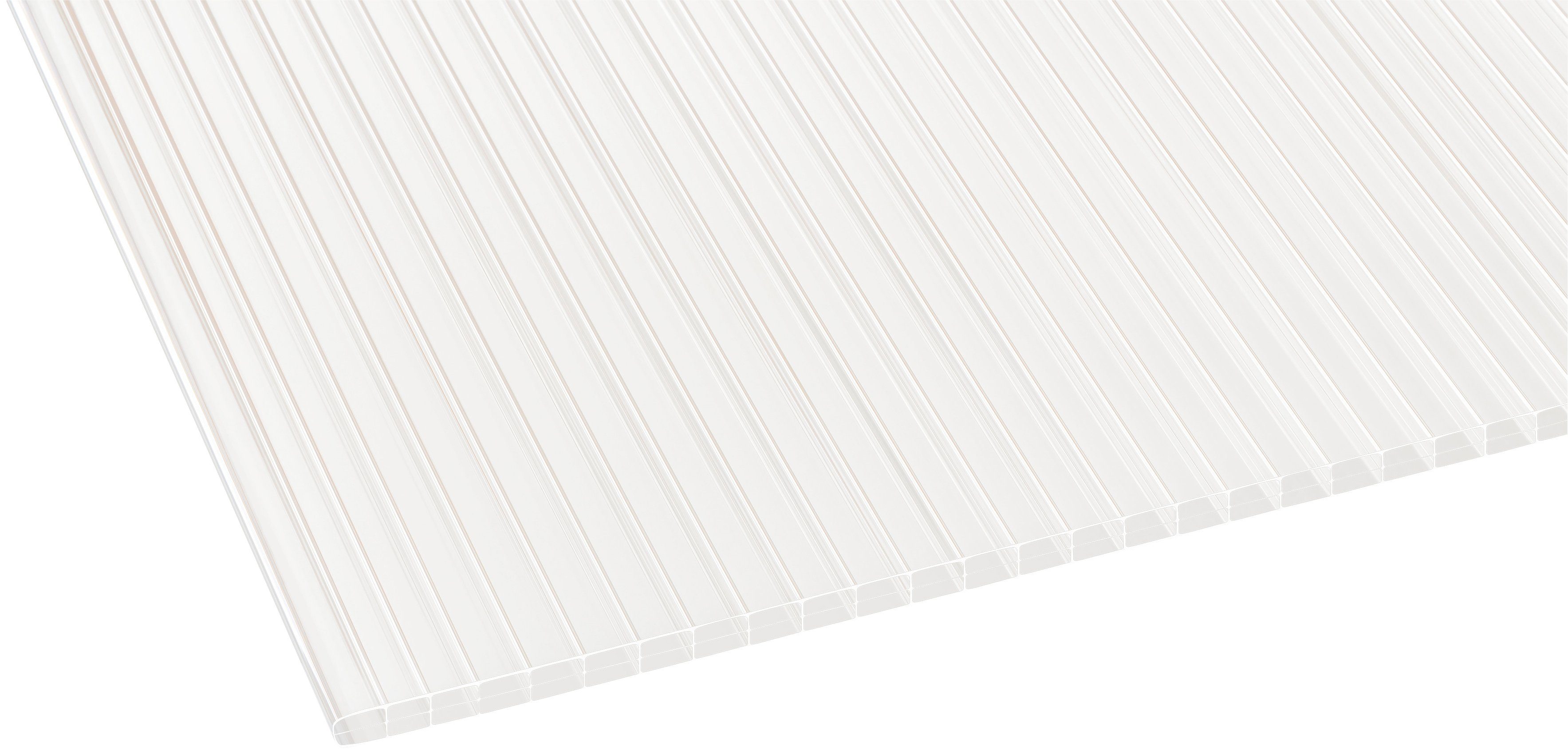 GUTTA Terrassendach Premium, BxT: 1014x406 cm, Bedachung Doppelstegplatten, BxT: 1014x406 cm, Dach Polycarbonat bronce