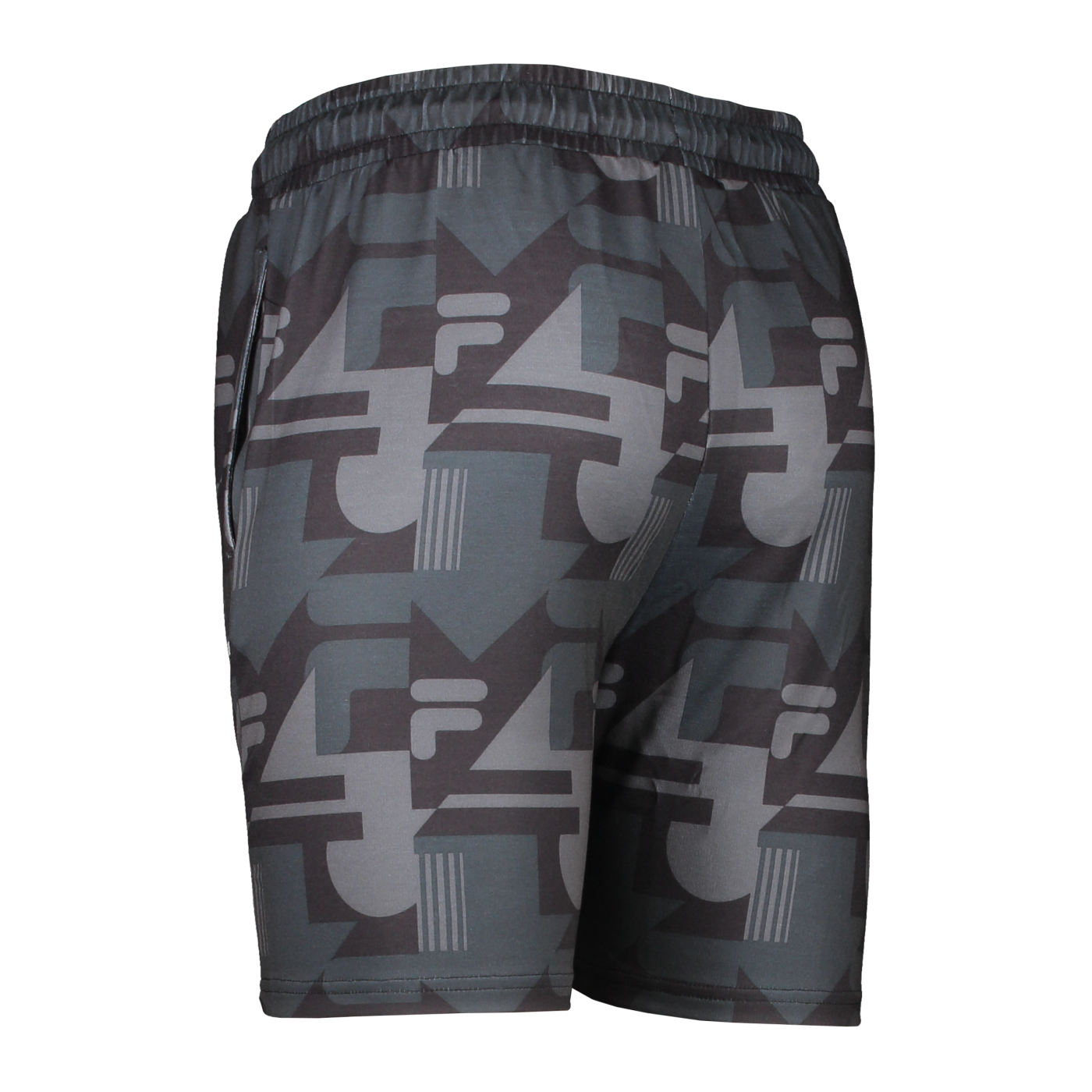 FILA RIWINE AOP Regular Short Schwarz Grau F83022