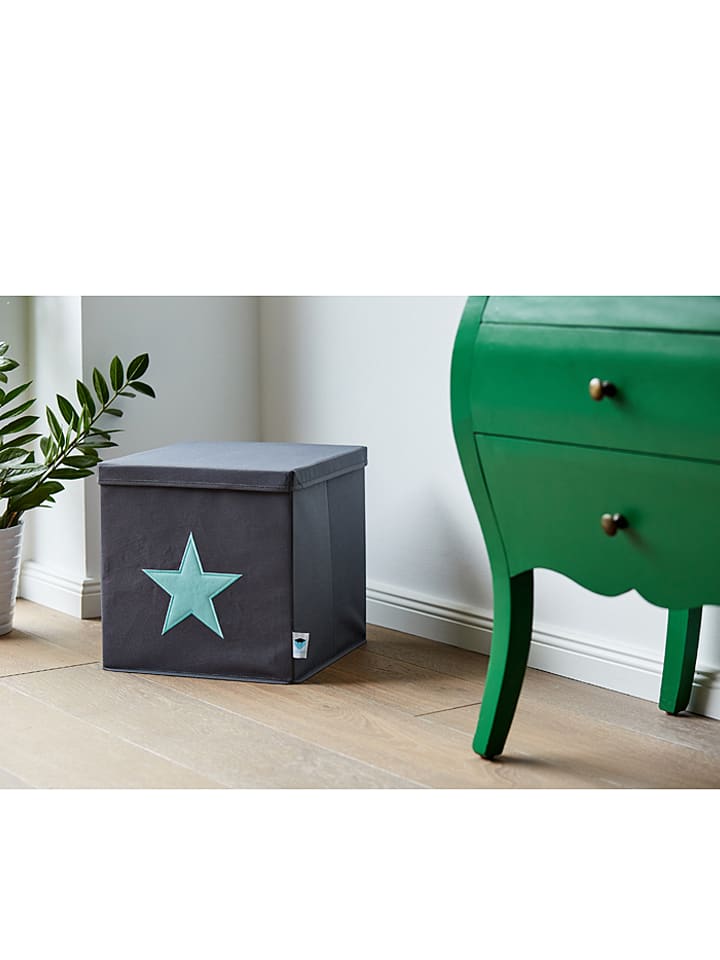 STORE IT Ordnungsbox in Grau/ Türkis  - (B)33 x (H)33 x (T)33 cm günstig kaufen onesize