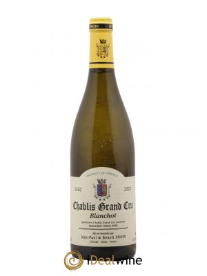Chablis Grand Cru Blanchot Jean-Paul & Benoît Droin (Domaine)  2020 - Lot de 1 Bouteille