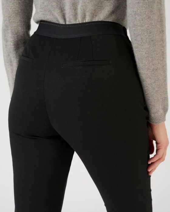 Pantalon effet ventre plat