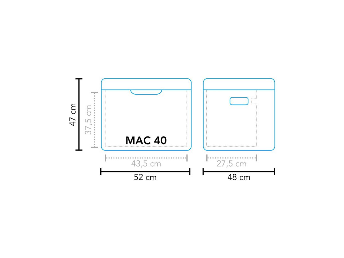 Mestic MAC-40 AC/DC/30mbar Absorber Kühlbox