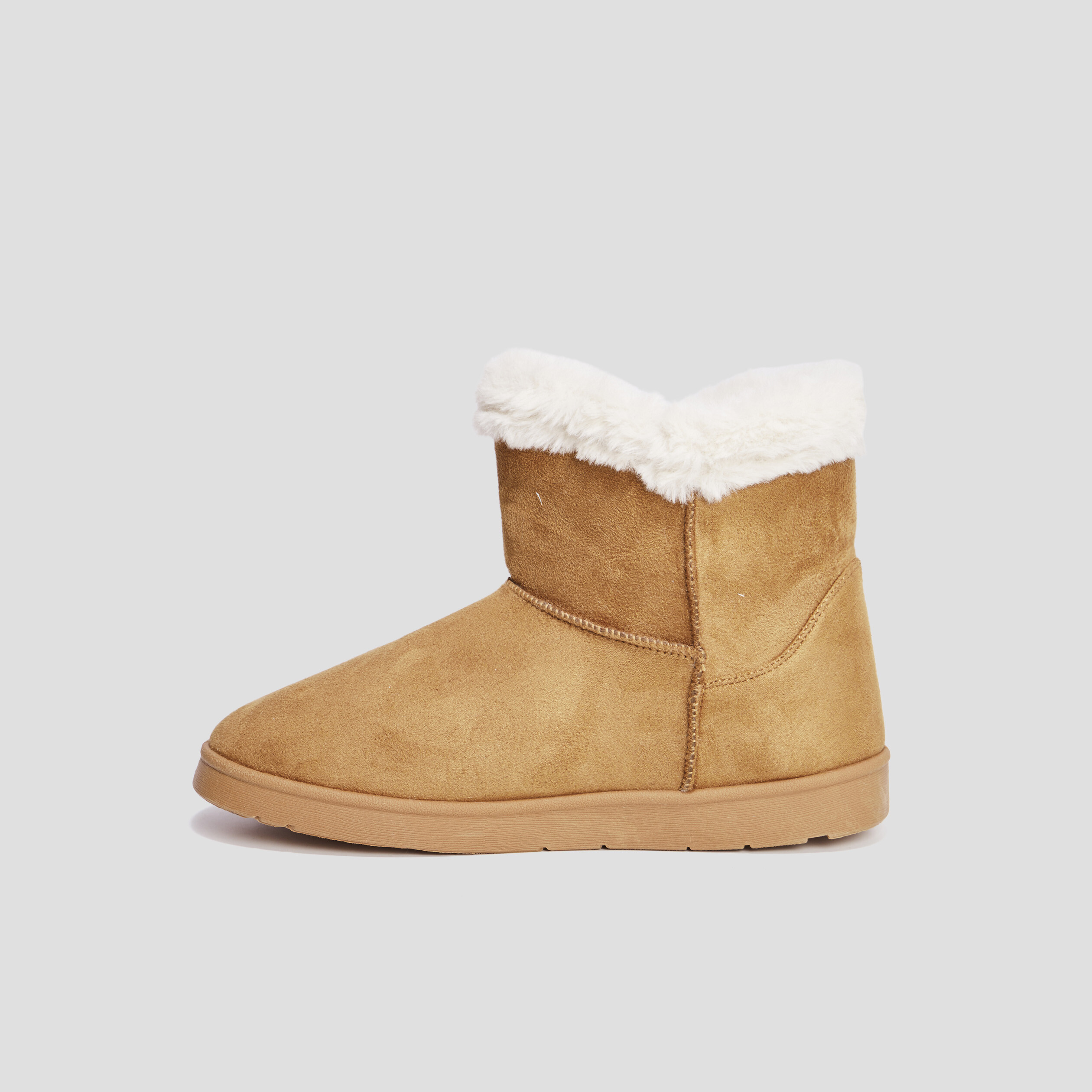 Bottines fourrées marron femme | La Halle