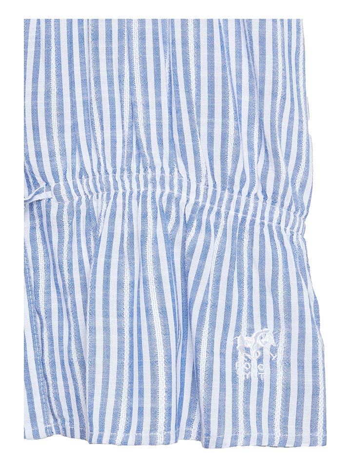 Polo Sylt Bluse in Hellblau/ Weiß günstig kaufen