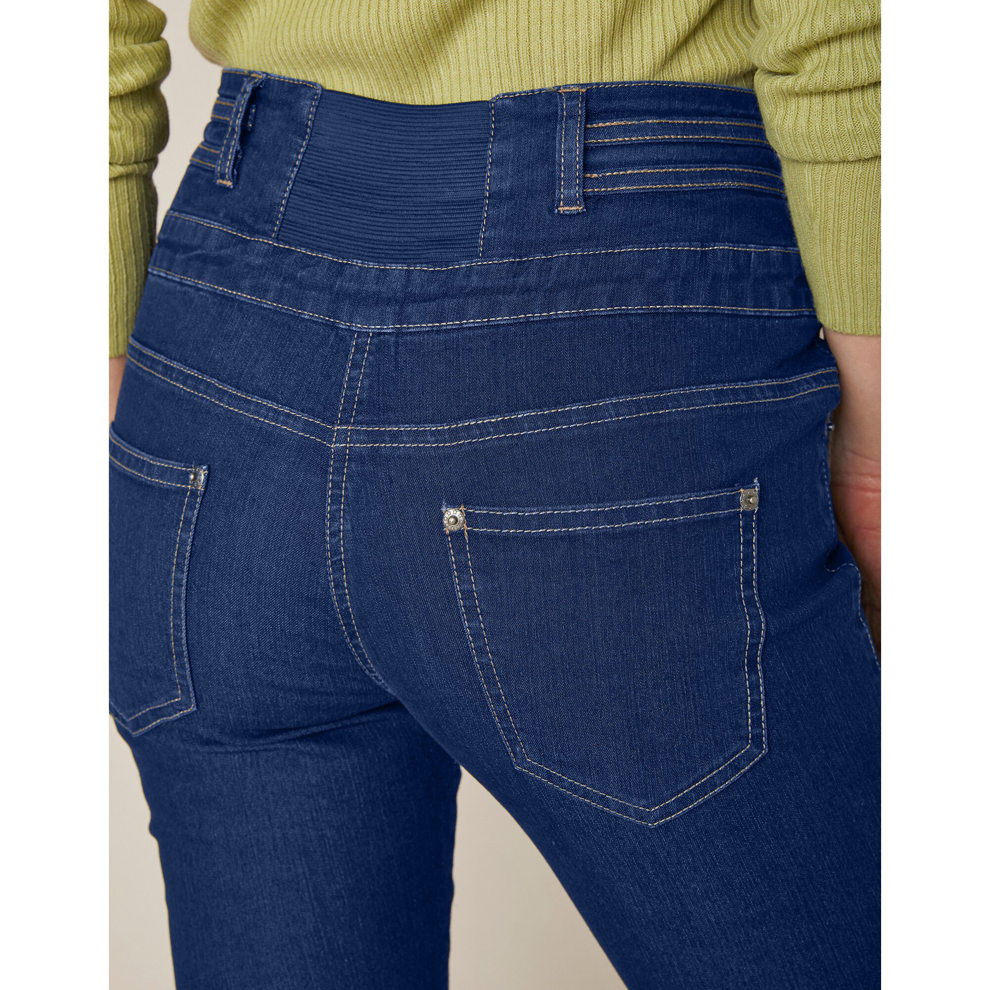 Jean coupe droite taille haute
