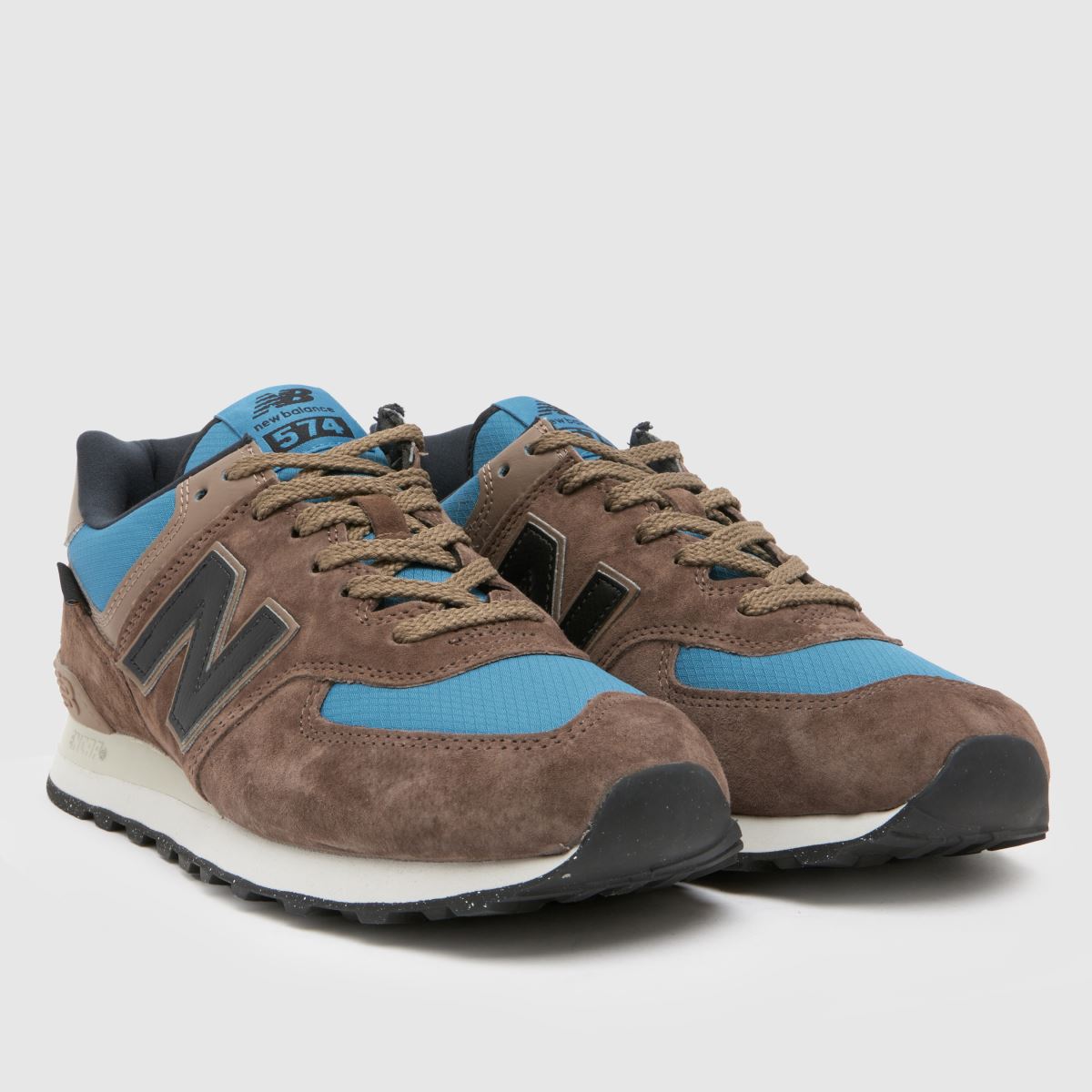 New Balance 574 cipők barna multiszínű színben