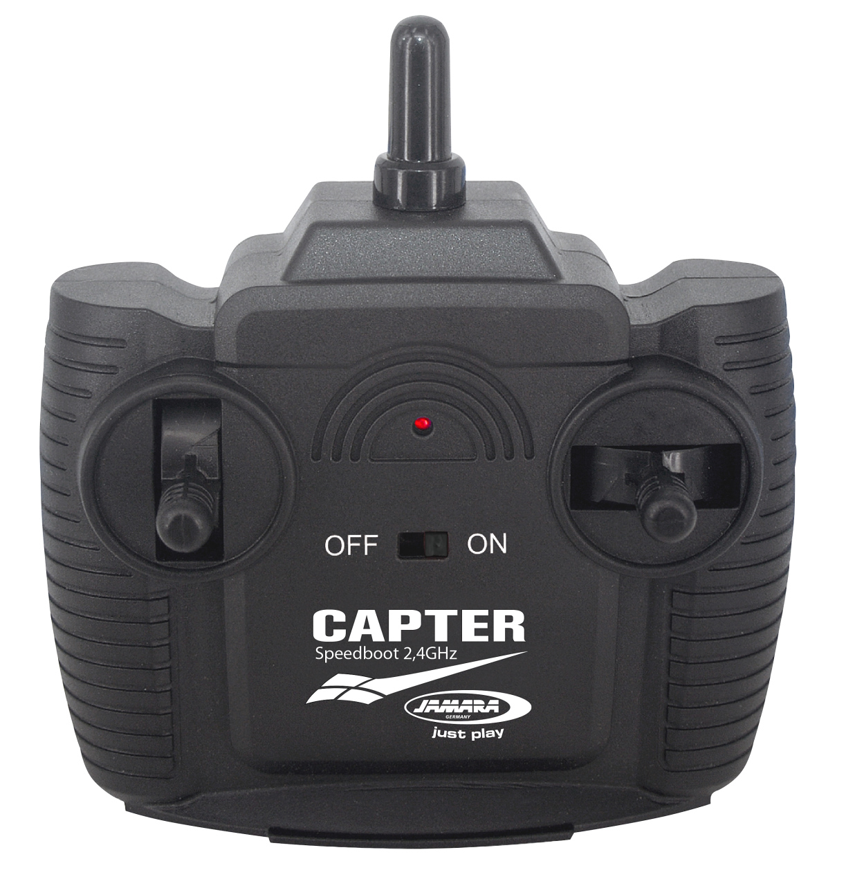 Jamara e.K. Capter Speedboot schwarz/grün LiPo 7,4V 2,4GHz