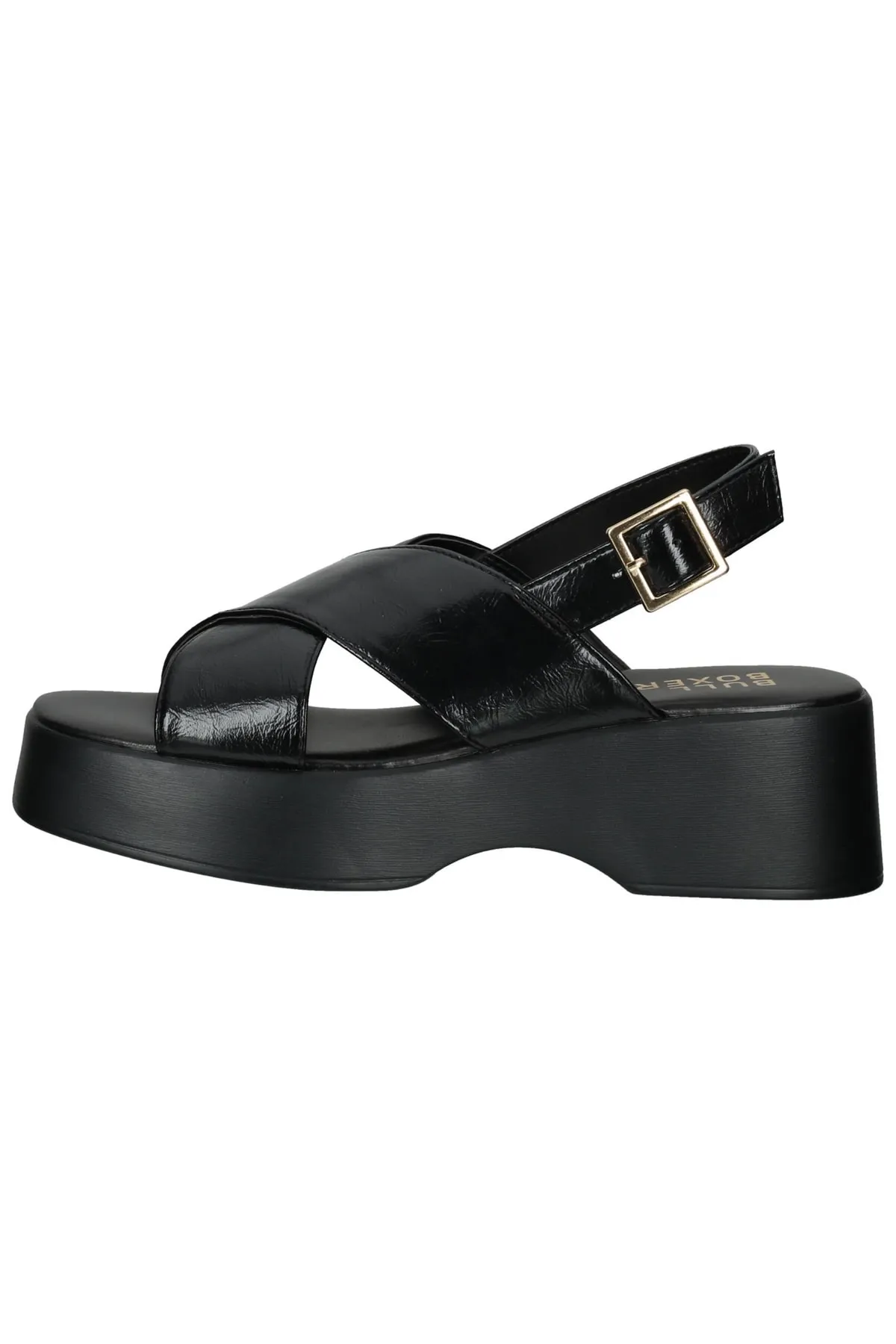 BULLBOXER  Sandalette - Schwarz - Keilabsatz
