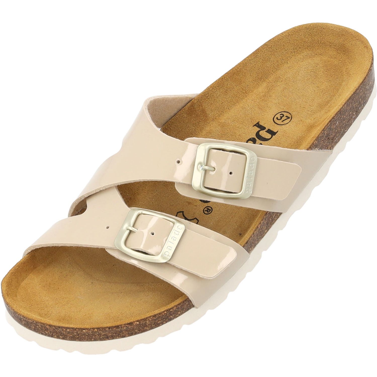 Palado Arrila, Pantoletten, Damen, Beige Lack