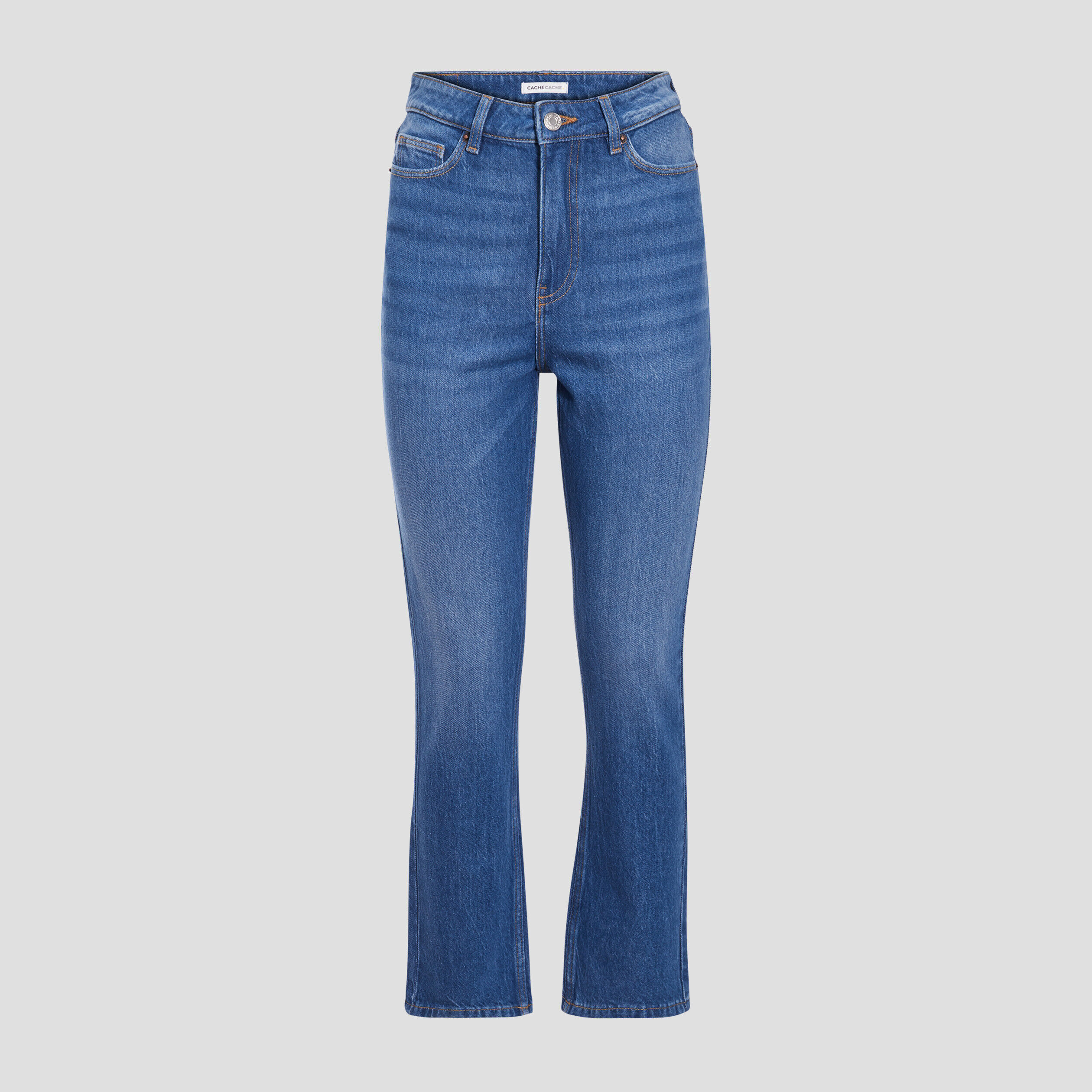 Jeans slim taille haute denim stone femme | Cache Cache