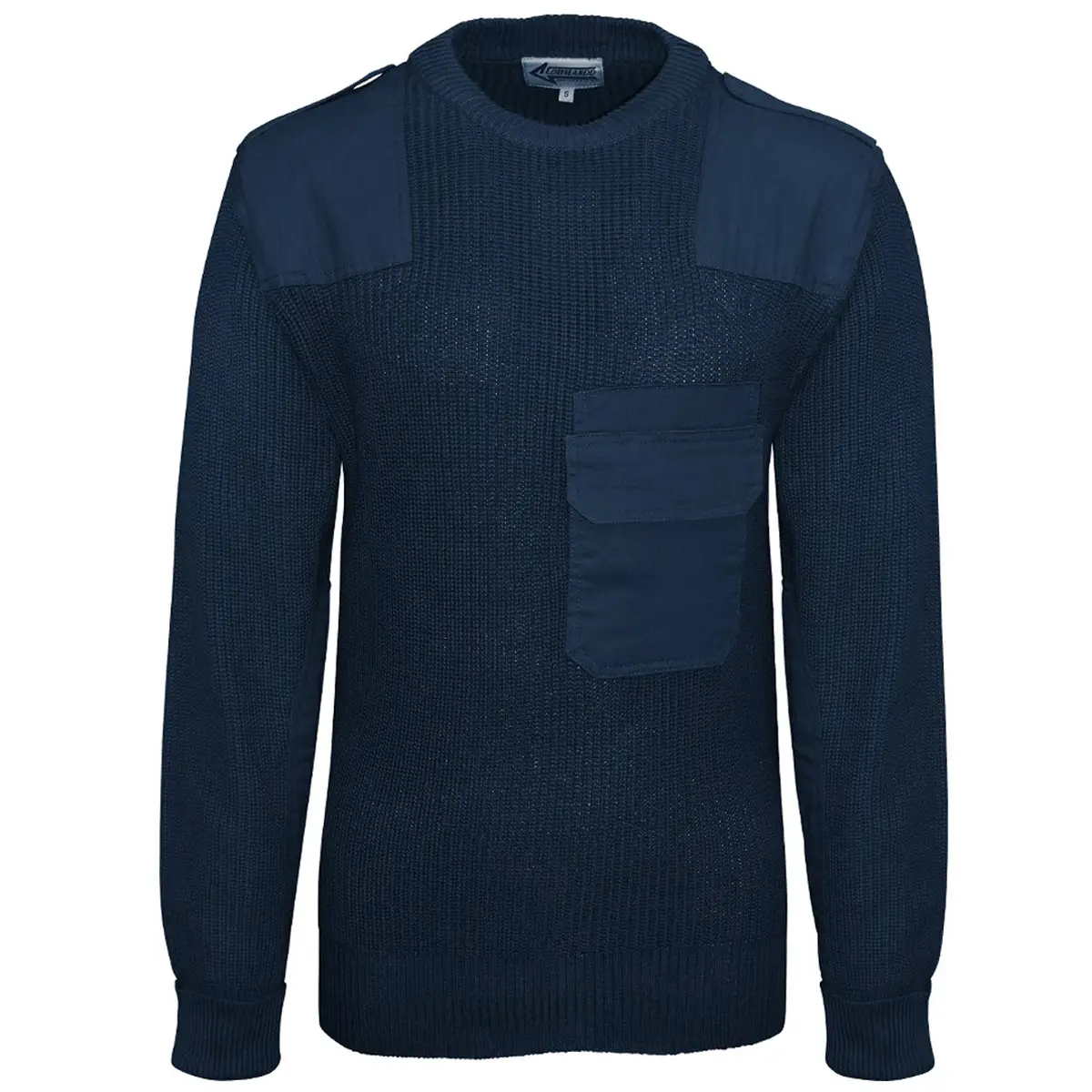 BW Pullover Baumwolle blau