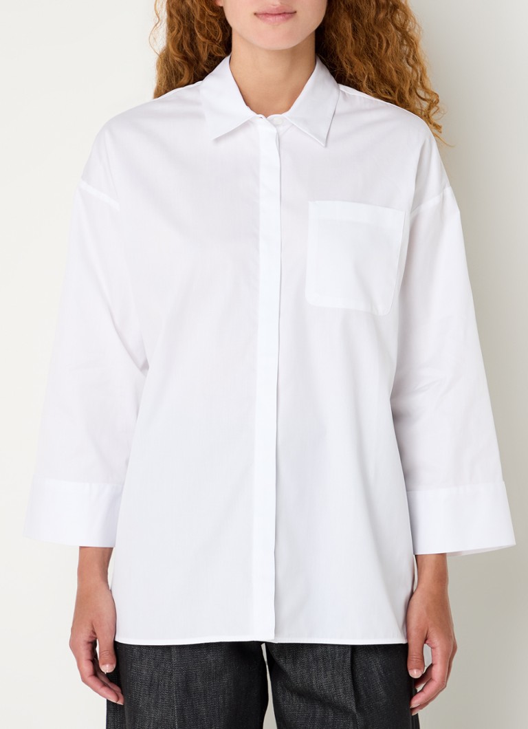 Camicetta oversize MaxMara con taschino sul petto
