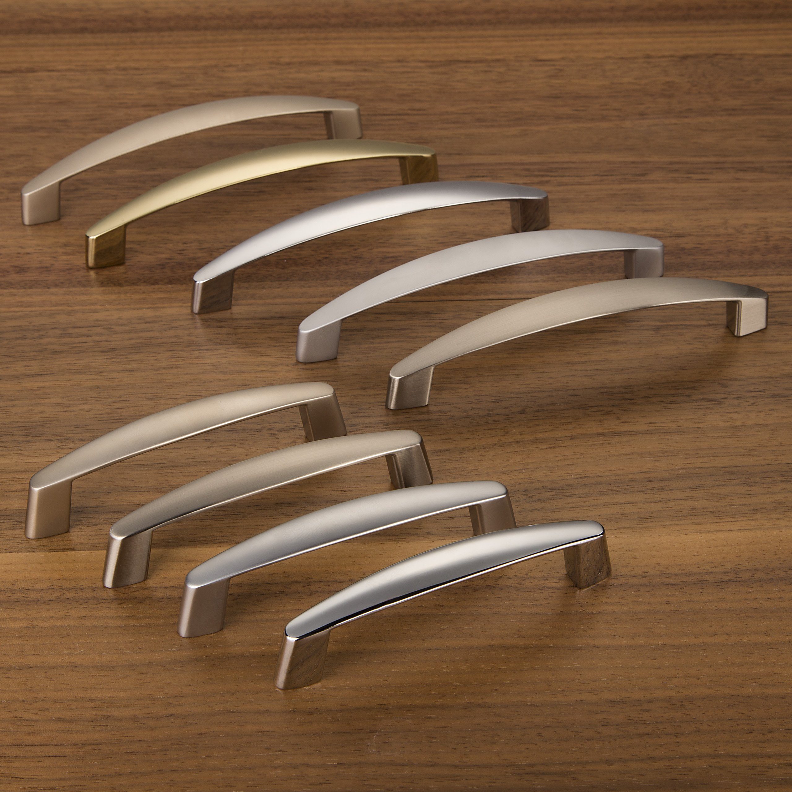 SO-TECH® Möbelgriff Bügelgriff UN17 BA 96 mm oder 128 mm, Griff Schrankgriff Schubladengriff - incl. Schrauben