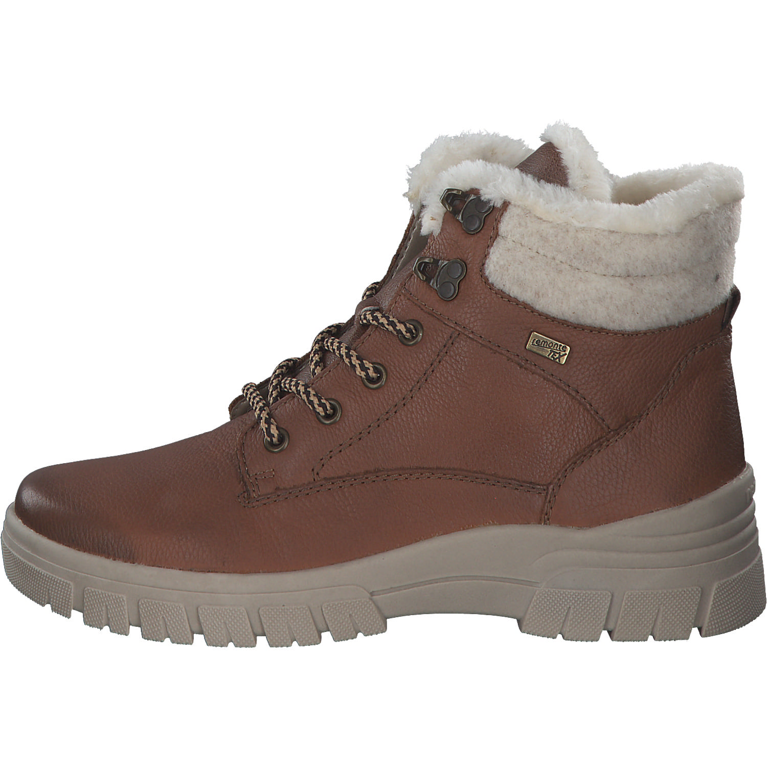 Remonte D0E71, Winterstiefeletten, Damen, amaretto/sand/amaretto/bianco
