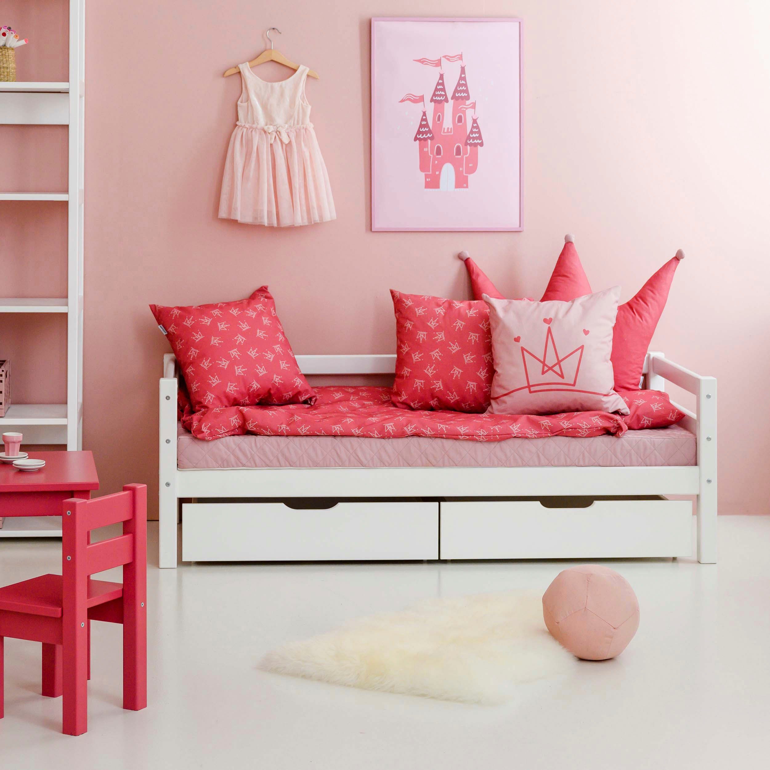 Hoppekids Bettschubkasten ECO Comfort (2 St), auf Rollen in 7 Farben erhältlich 2 St.