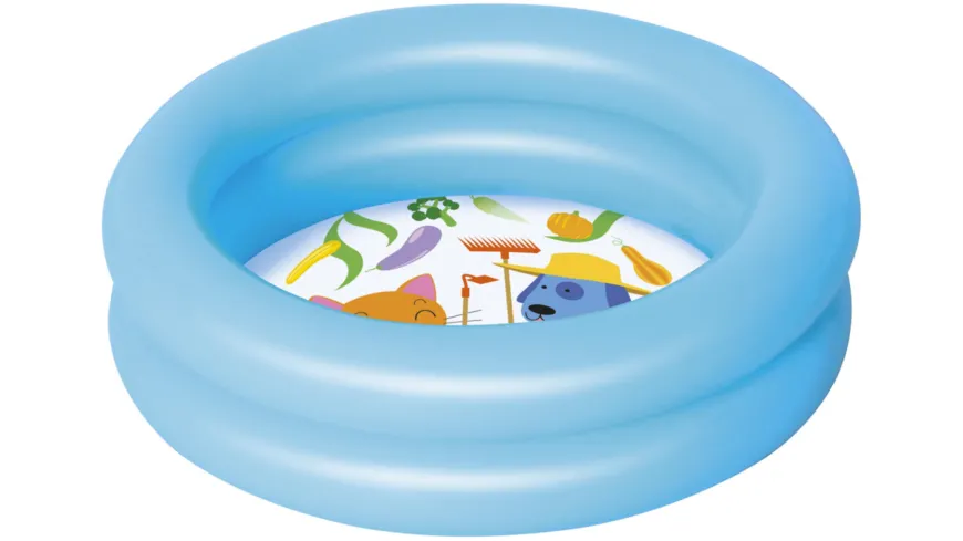 Bestway - Planschbecken Kiddie Lounge Ø 61 x 15 cm , rund, 1 Stück, sortiert