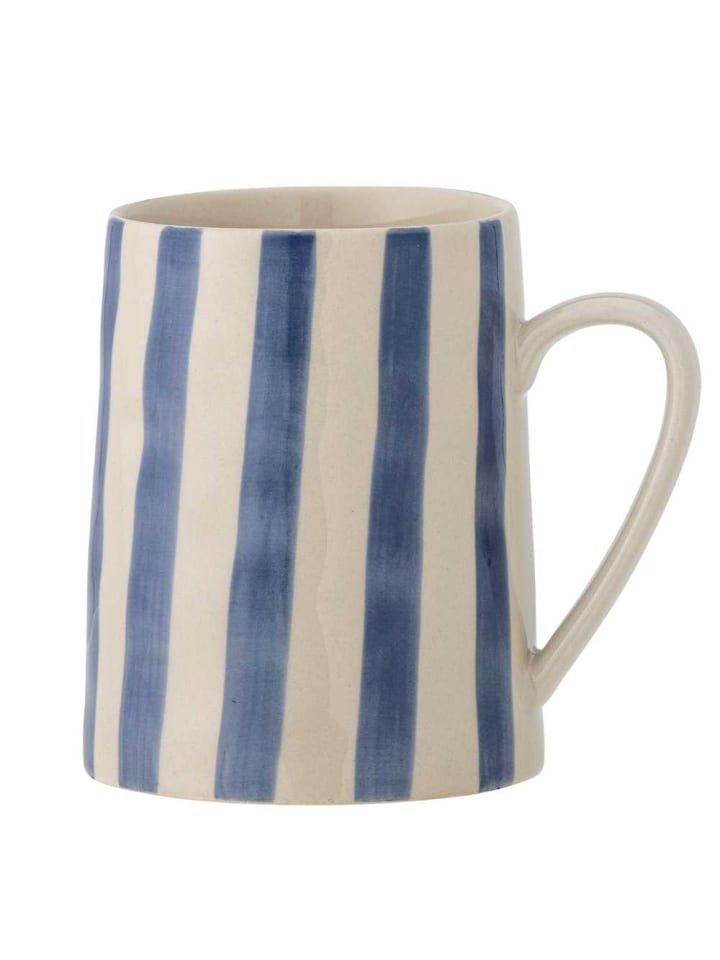 Bloomingville Becher BEGONIA Blau Streifen 440 ml günstig kaufen onesize
