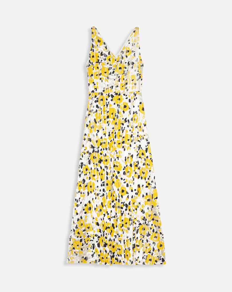 ROBE LONGUE SANS MANCHE IMPRIMÉE