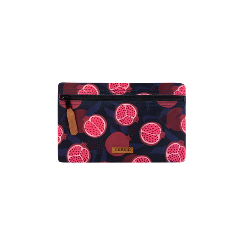 Lodhi Gardens medium front pocket, red
