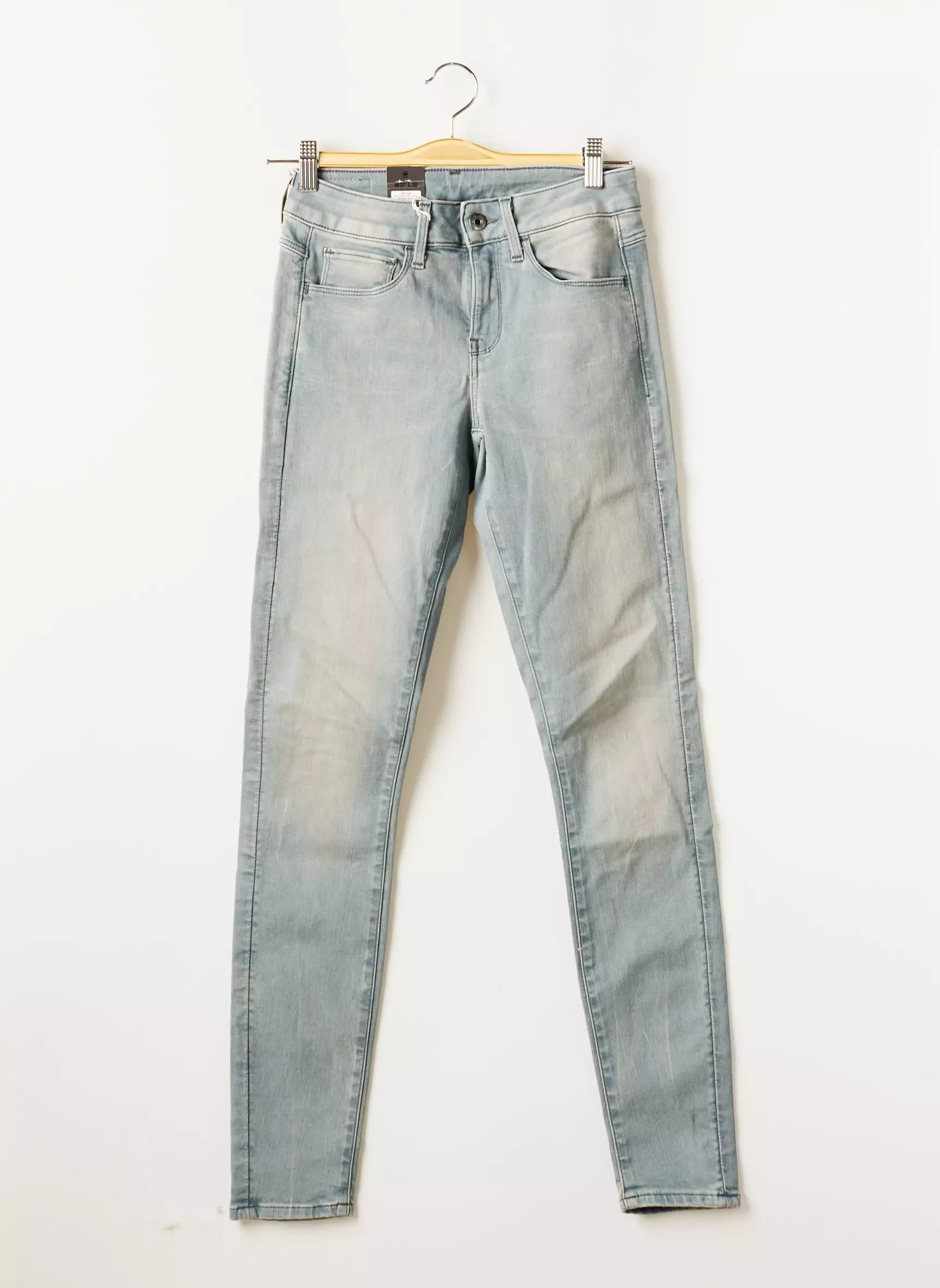 G Star Jeans Skinny Femme couleur bleu
