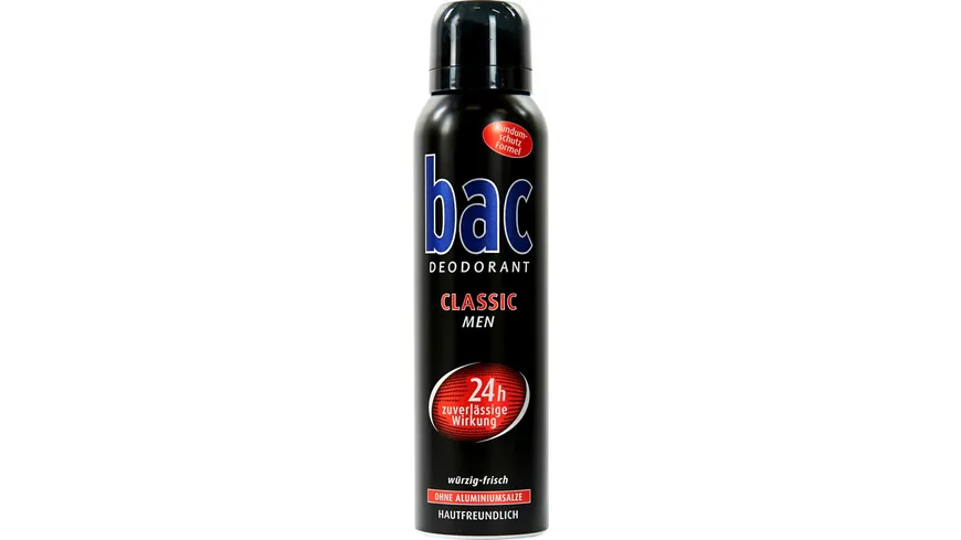 bac Deospray Classic Men würzig-frisch 150 ml