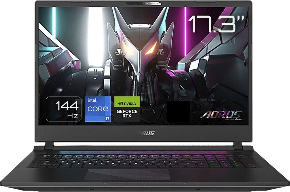 Gigabyte AORUS 17 BSF-73DE654SH Gaming-Notebook (43,94 cm/17,3 Zoll, Intel Core i7 13700H, GeForce RTX 4070, 1000 GB SSD)