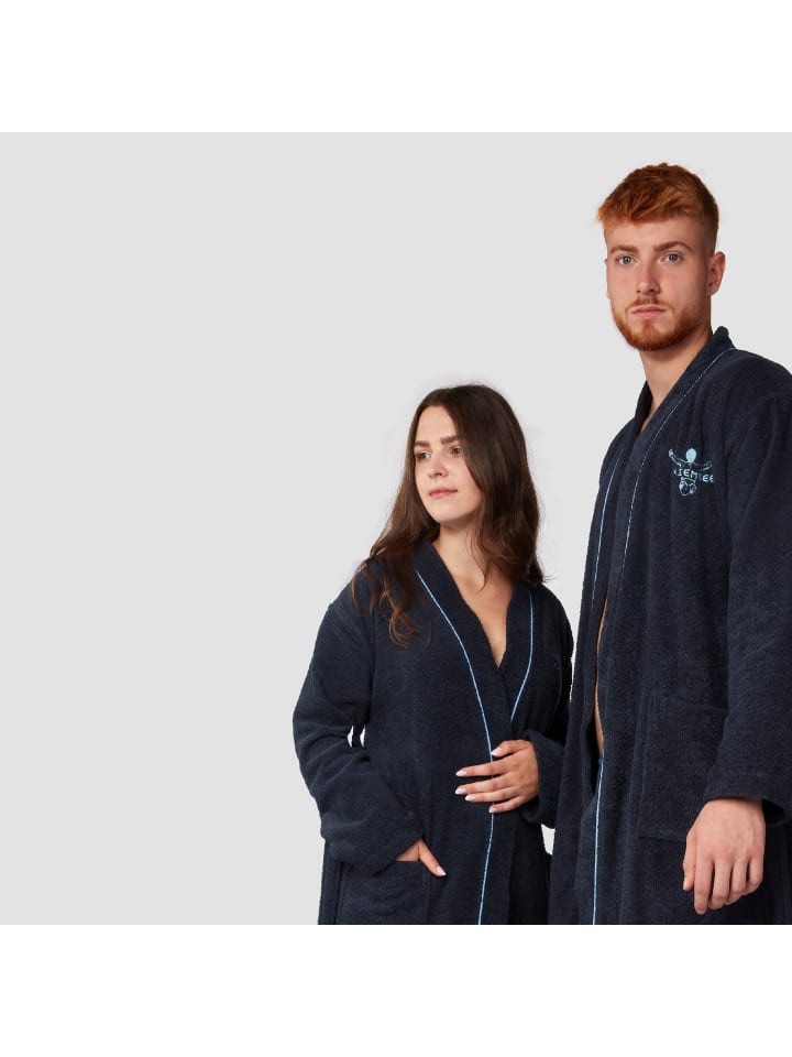 Chiemsee Bademantel Venice in Blau günstig kaufen