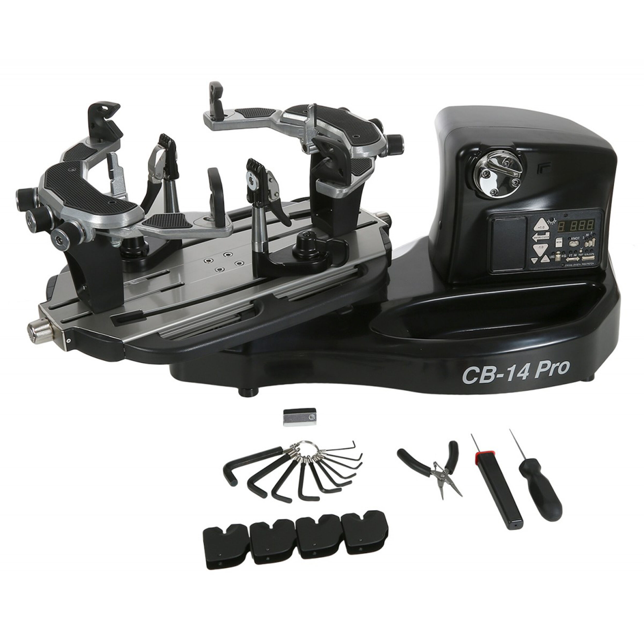 PRO MASTER CB14 Besaitungsmaschine - Schwarz, Silber