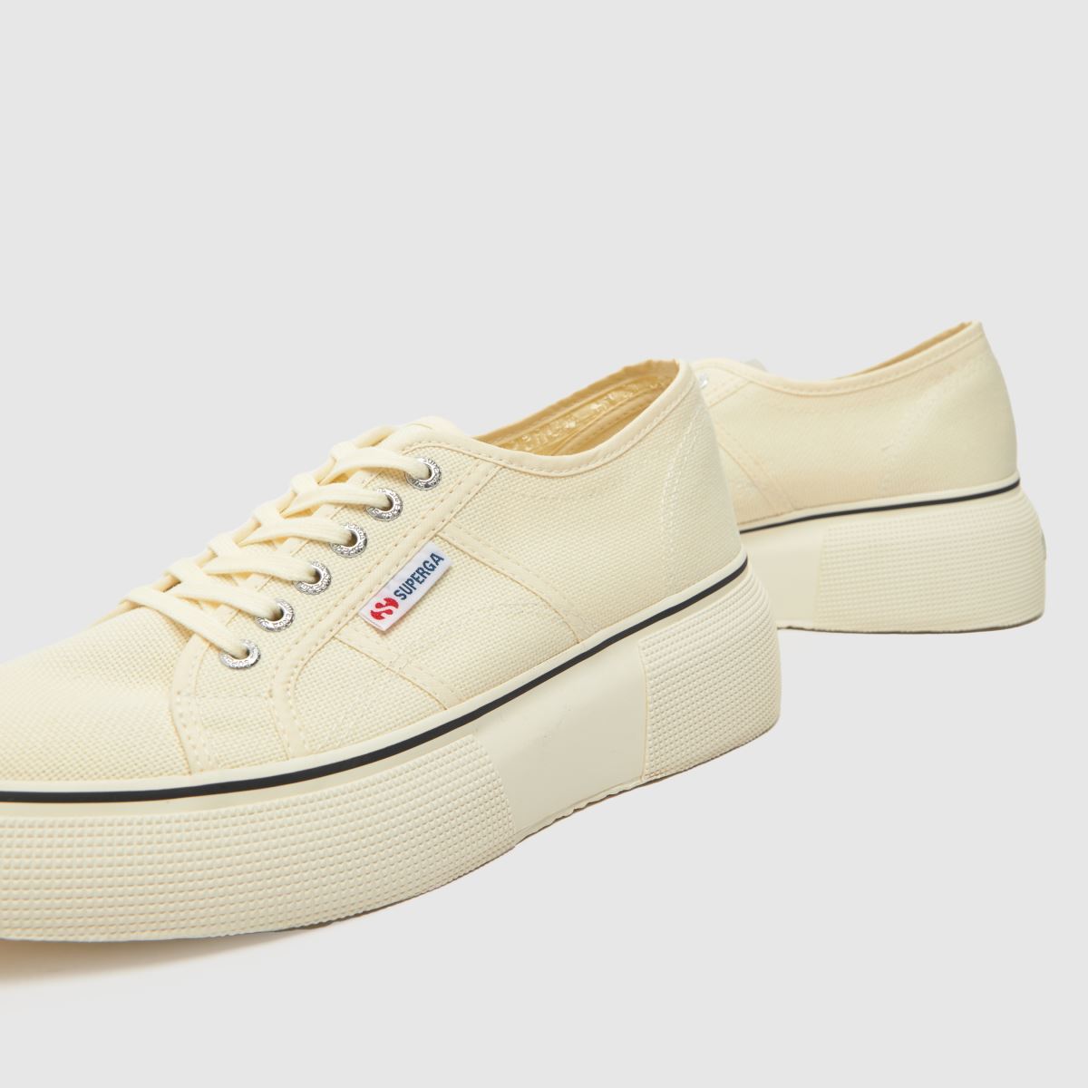 Superga 2750 buborékvonalú sportcipő bézs színben