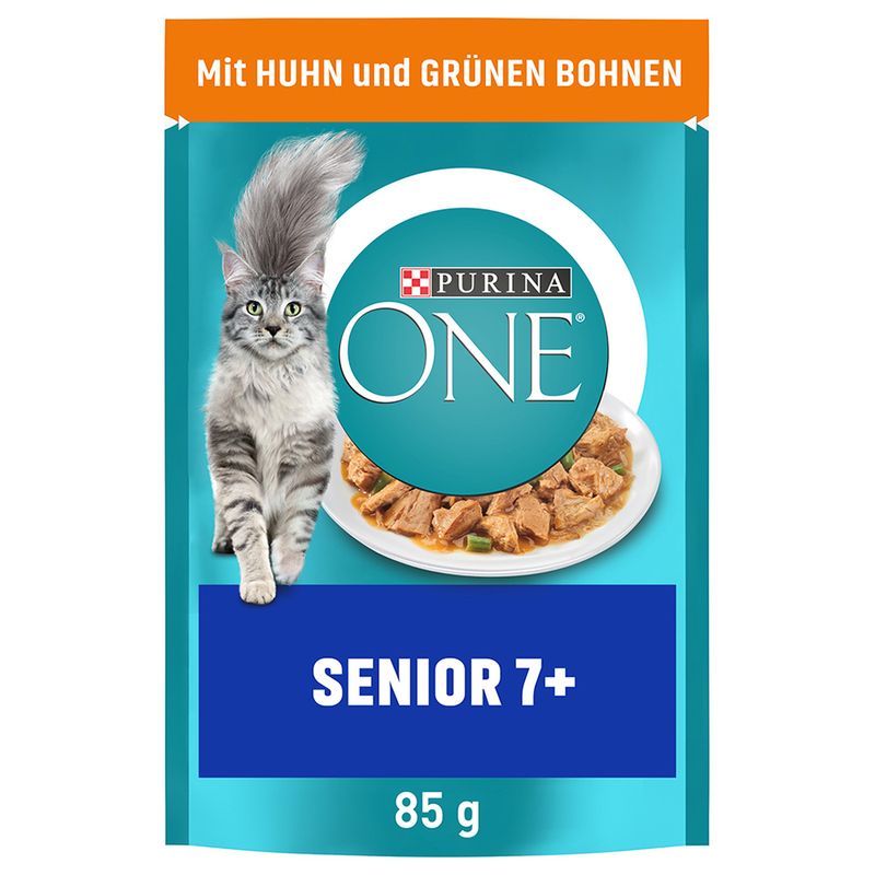 PURINA ONE Senior 7+ mit Huhn & grünen Bohnen
