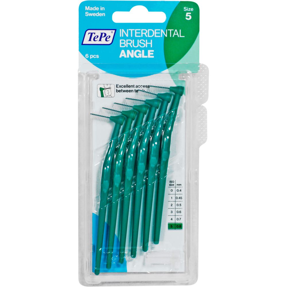 TEPE Angle Interdentalbürste 0.8 mm grün