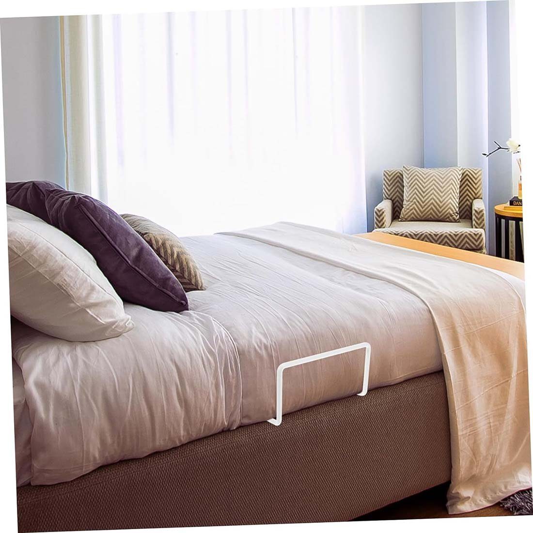 Matratzenkeil 4 Stainless Steel Mattress Support Bars Mattress Slide Limiters DRSEON