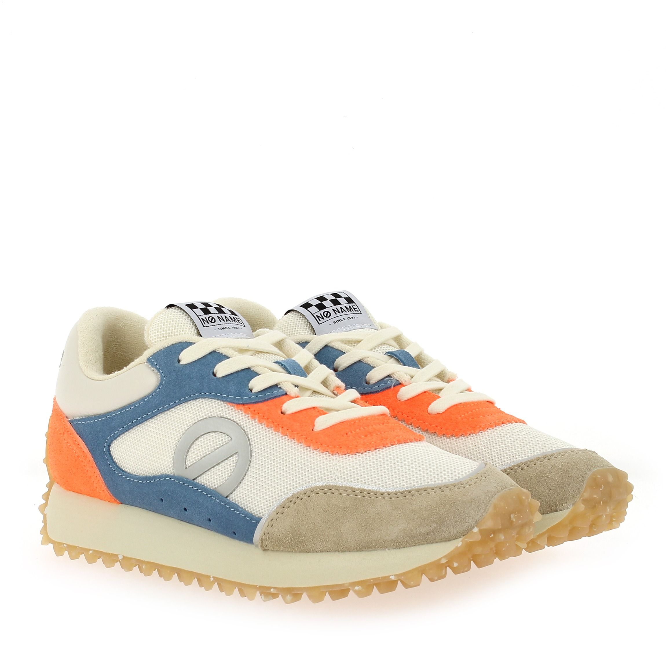 No Name  PUNKY JOGGER E24 - Blanc Bleu