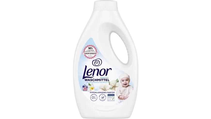 Lenor flüssiges sensitiv Waschmittel 1 l