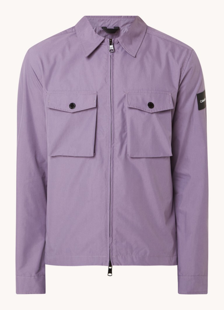 Calvin Klein overshirt with chest pockets and logo