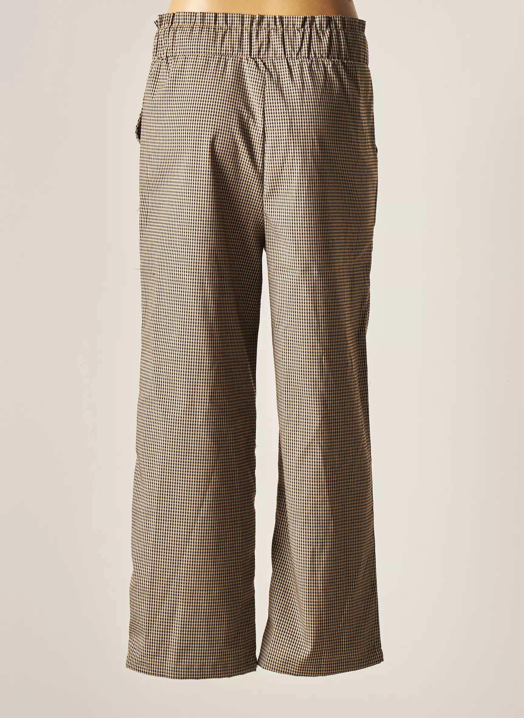 Vila Pantalons Larges Femme couleur marron