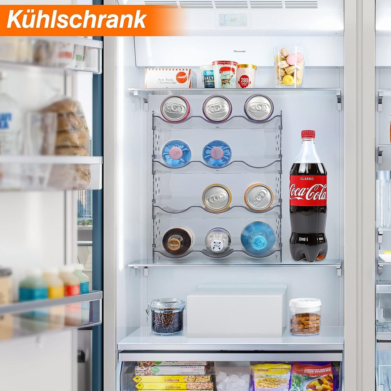 Hikeren Flaschenregal Weinregal,Stapelbar Weinflaschenhalter,bis zu 12 Flaschen,4 Etagen, 2 Schichten/4 Schichten optional, abnehmbar