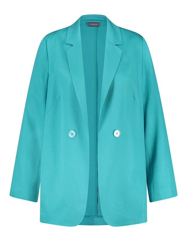 SAMOON Blazer in Türkis günstig kaufen