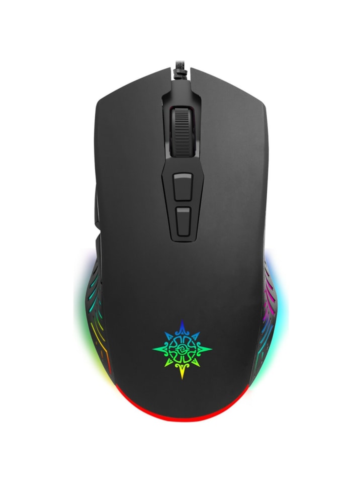 Inca Inca IMG-GT17 PRO Optisch Gaming Maus 6400 DPI RGB-Logo in schwarz günstig kaufen onesize